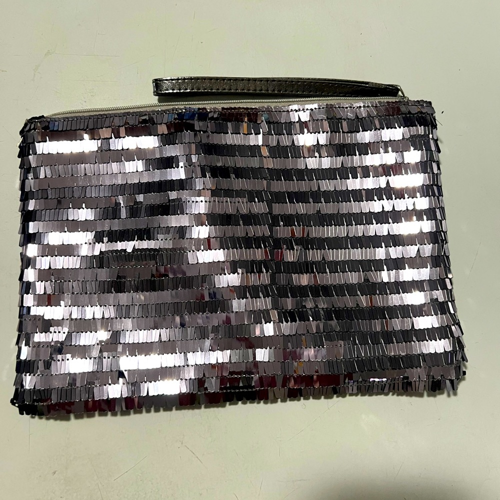 Shiny fancy makeup bag
